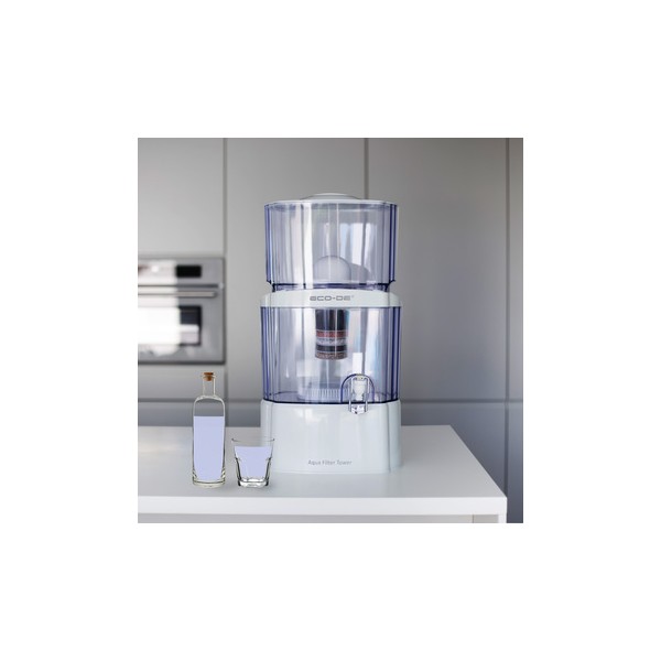 ECO-DE ECO-3150 Purificateur d'eau "Aqua Filter Tower" 24 litres